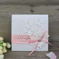 Lace Flower Invitation Wedding Invitation Card Customized Foiling Card 